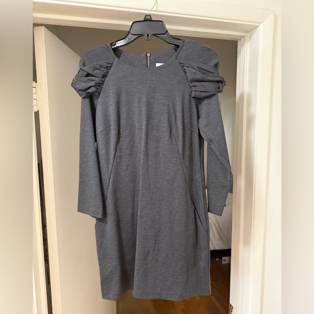 Bloomsbury Market Charcoal Long Sleeve Dress